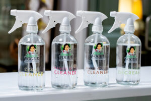eco friendly cleaners in Glass Spray Bottles